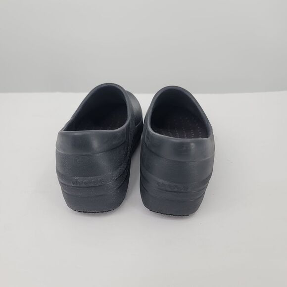 CROCS Triple Comfort Work Clog Women's Shoes Black Slip On Safety Comfort Mules - Picture 4 of 10